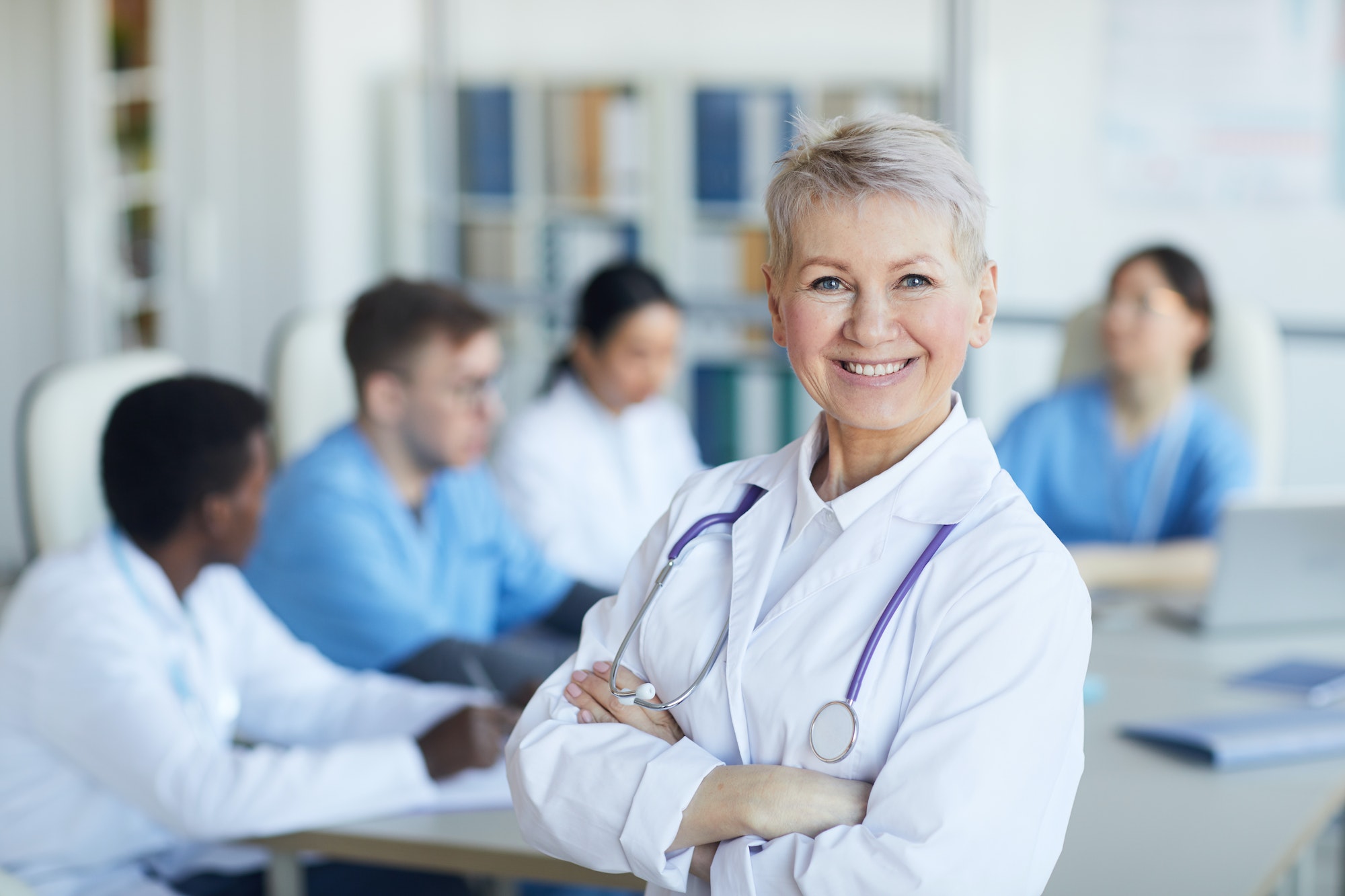 Mature Female Doctor Smiling