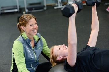 Woman exercising